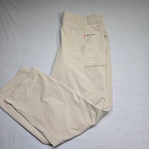 Killik Field Pants Mens 38x31 Beige Utility Hiking Nylon Packable Hunting Khakis
